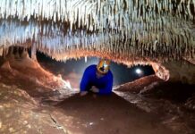 Specialists discover an underground passage in Yucatan