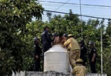 Romantic Encounter Turns Into Hot Water as Alleged Secret Lover Hides in a Water Tank